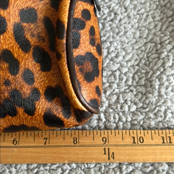 Dooney & Bourke Brown Tan Clutch Wristlet - Picture 12 of 14